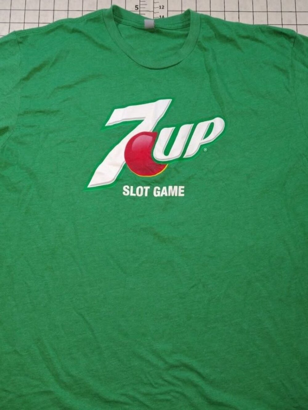 Aristocrat 7Up Slot Game Promotional T-Shirt Green Size XL